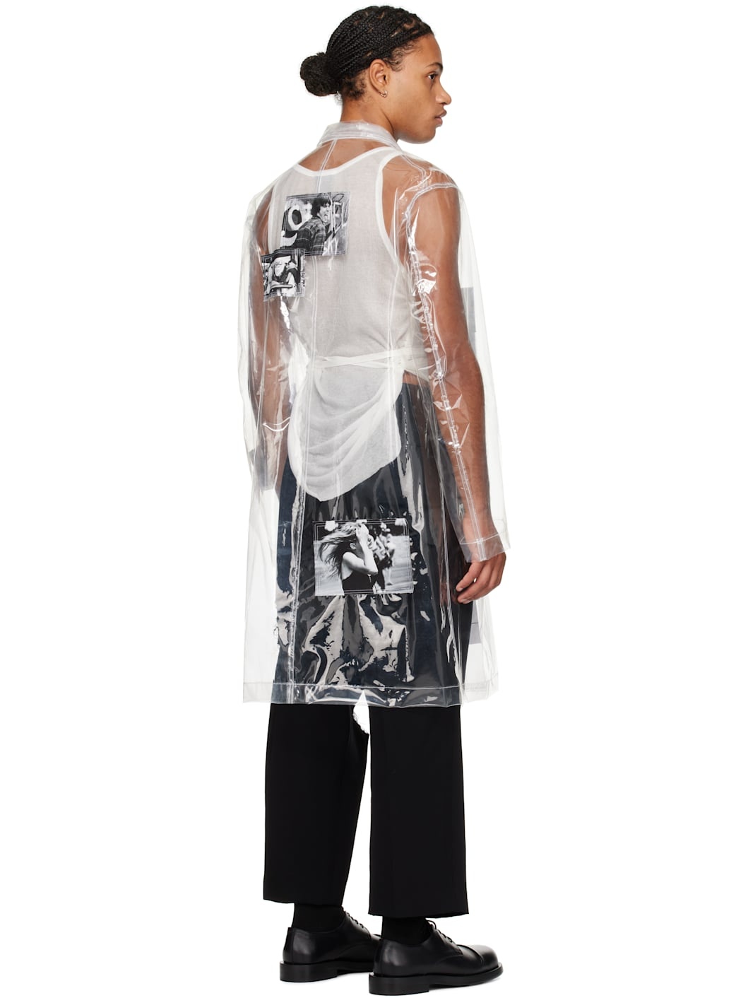 Transparent Chesterfield Rain Coat - 3