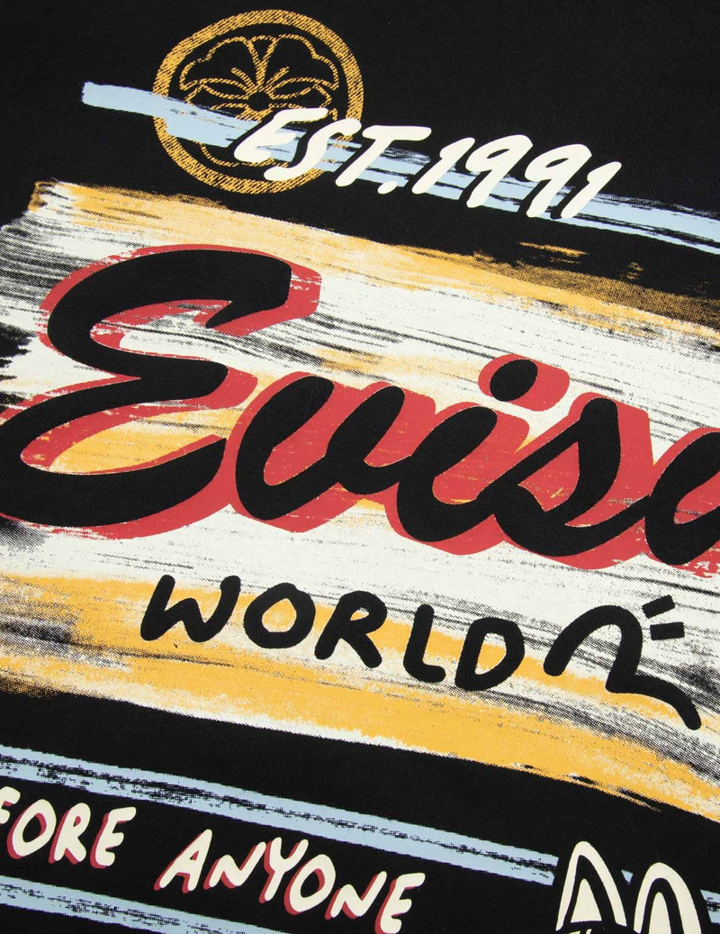 INARI MASK AND SLOGAN HANDWRITING PRINT RELAX FIT SWEATSHIRT 7