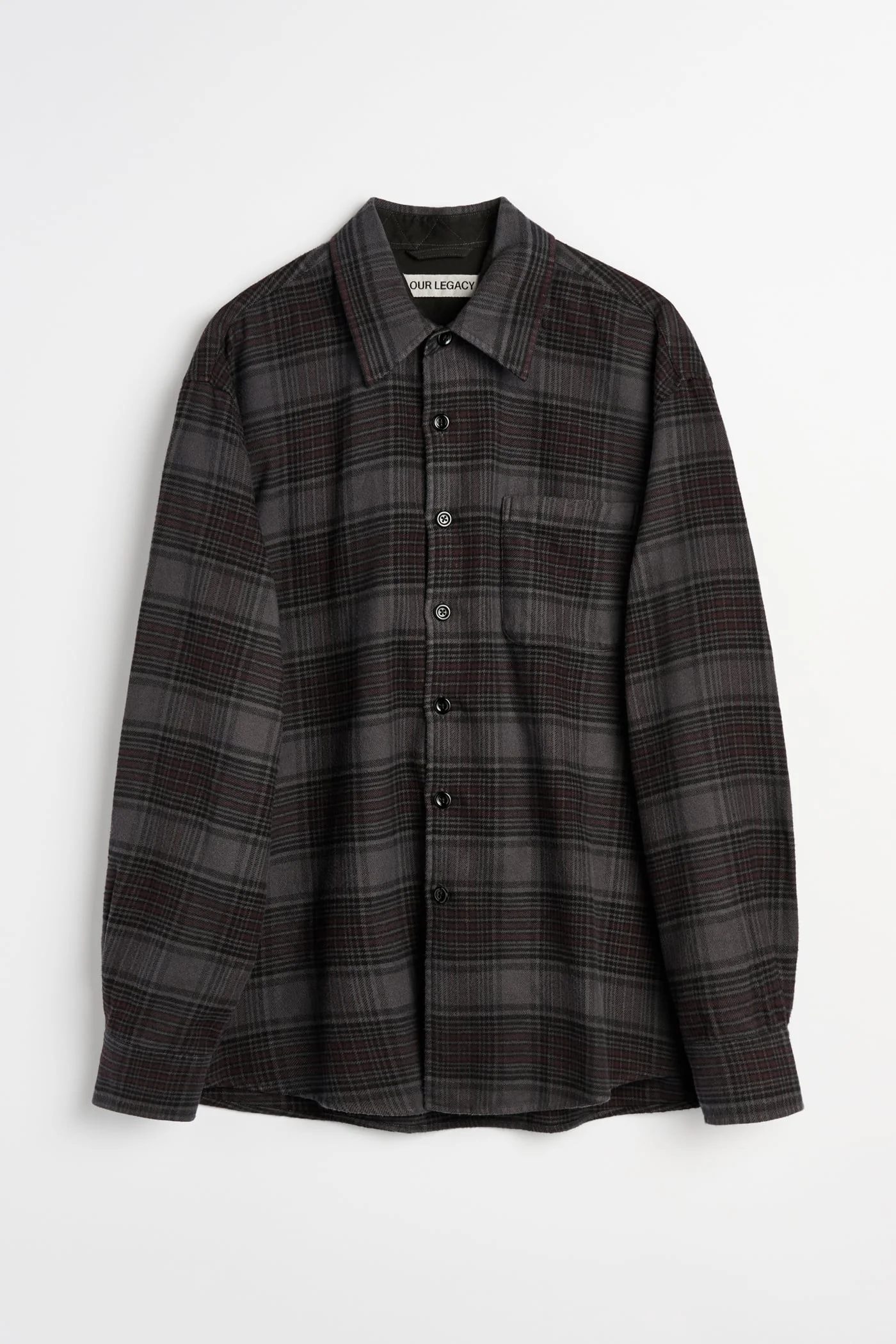 Above Shirt Faded Nocturne Check Flannel - 1