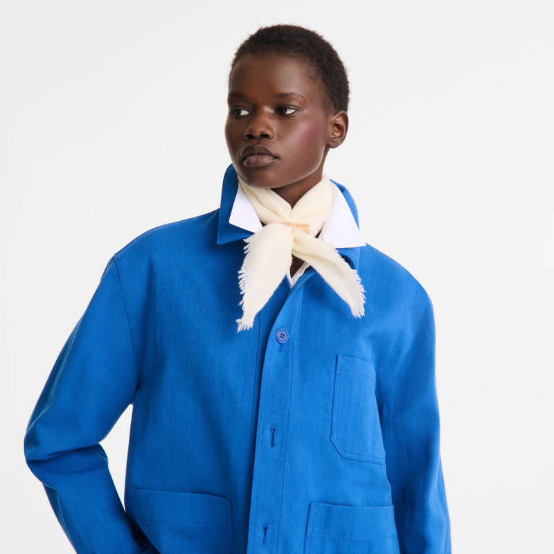 Longchamp L'Hiver en douceur Stole Ecru - OTHER outlook