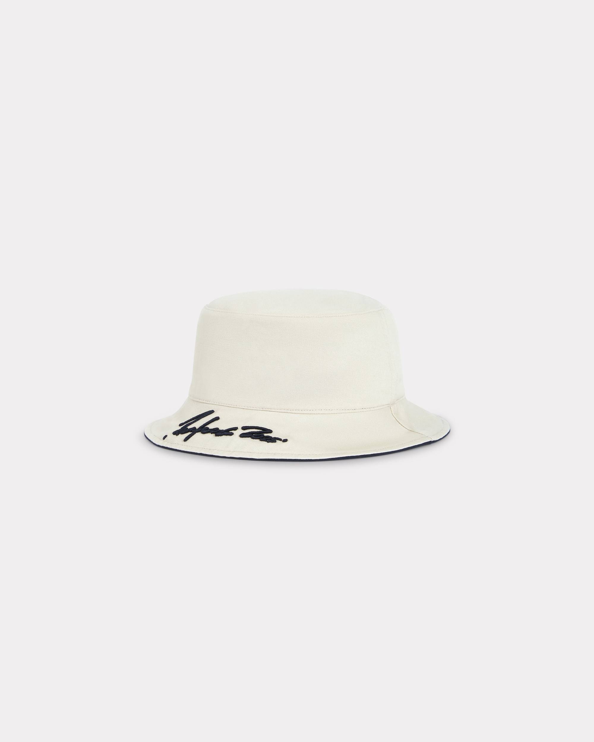 'Kenzo x Futura 2000' embroidered reversible bucket hat in cotton - 4