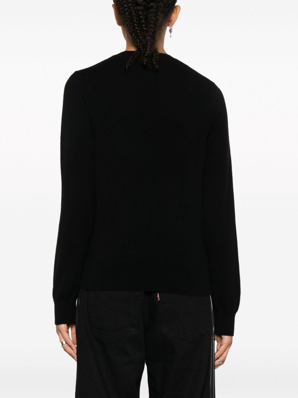 crew-neck cashmere jumper - 4