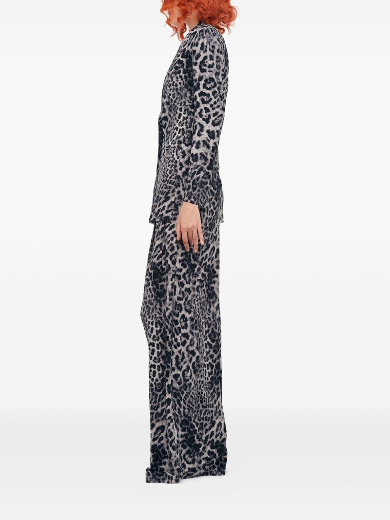 NORMA KAMALI animal-print trousers outlook