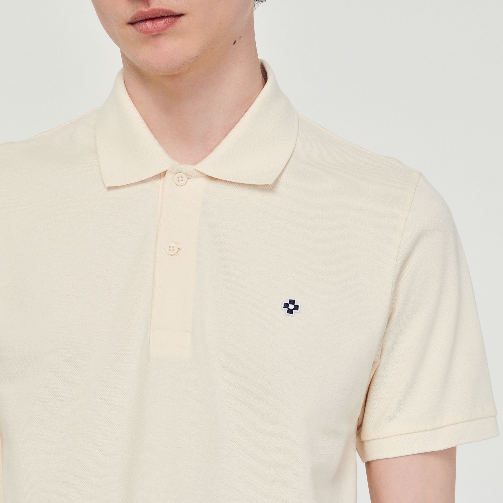 Polo shirt with Square Cross patch - 4