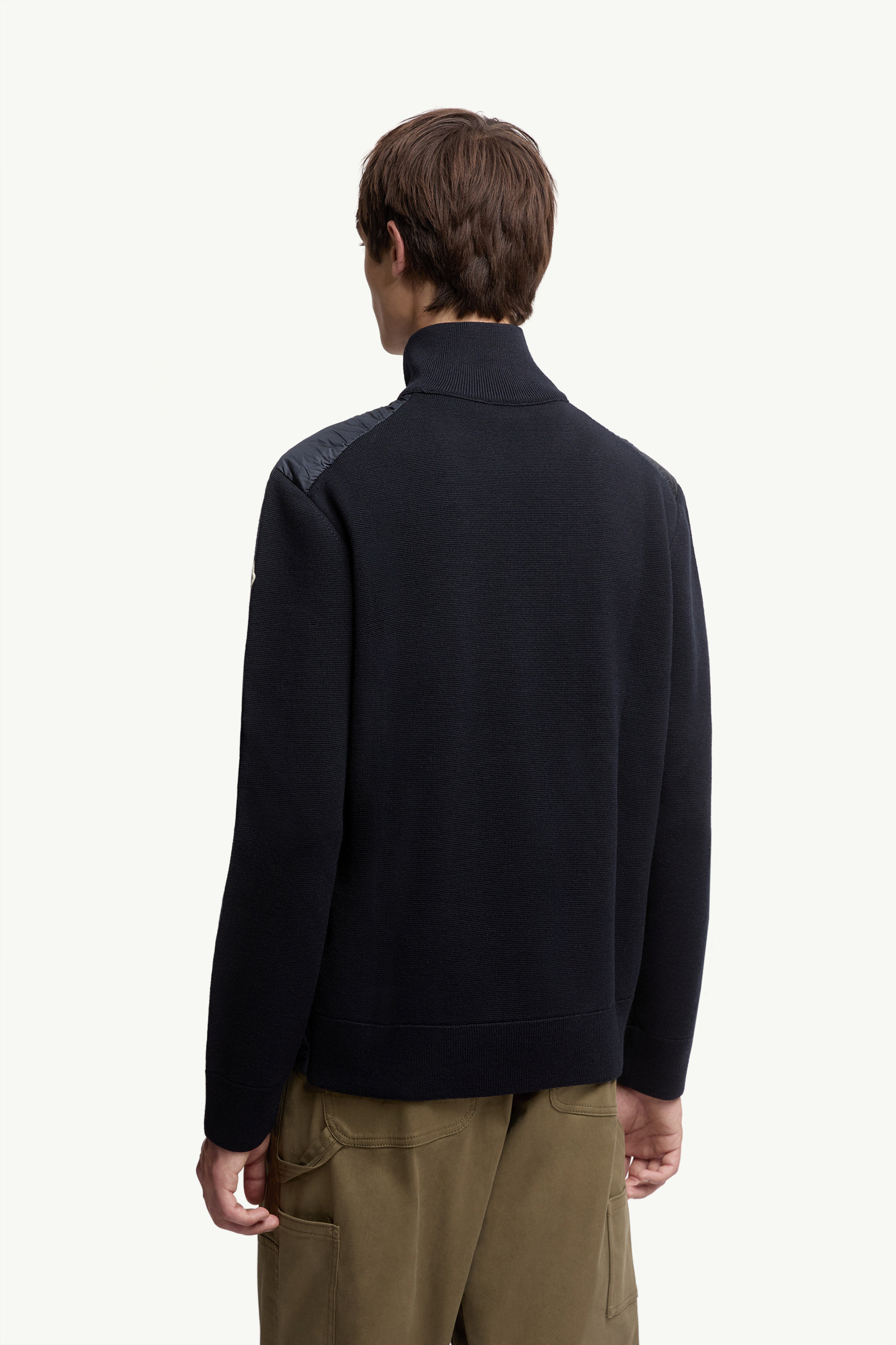 Padded Zip-Up Cardigan - 5