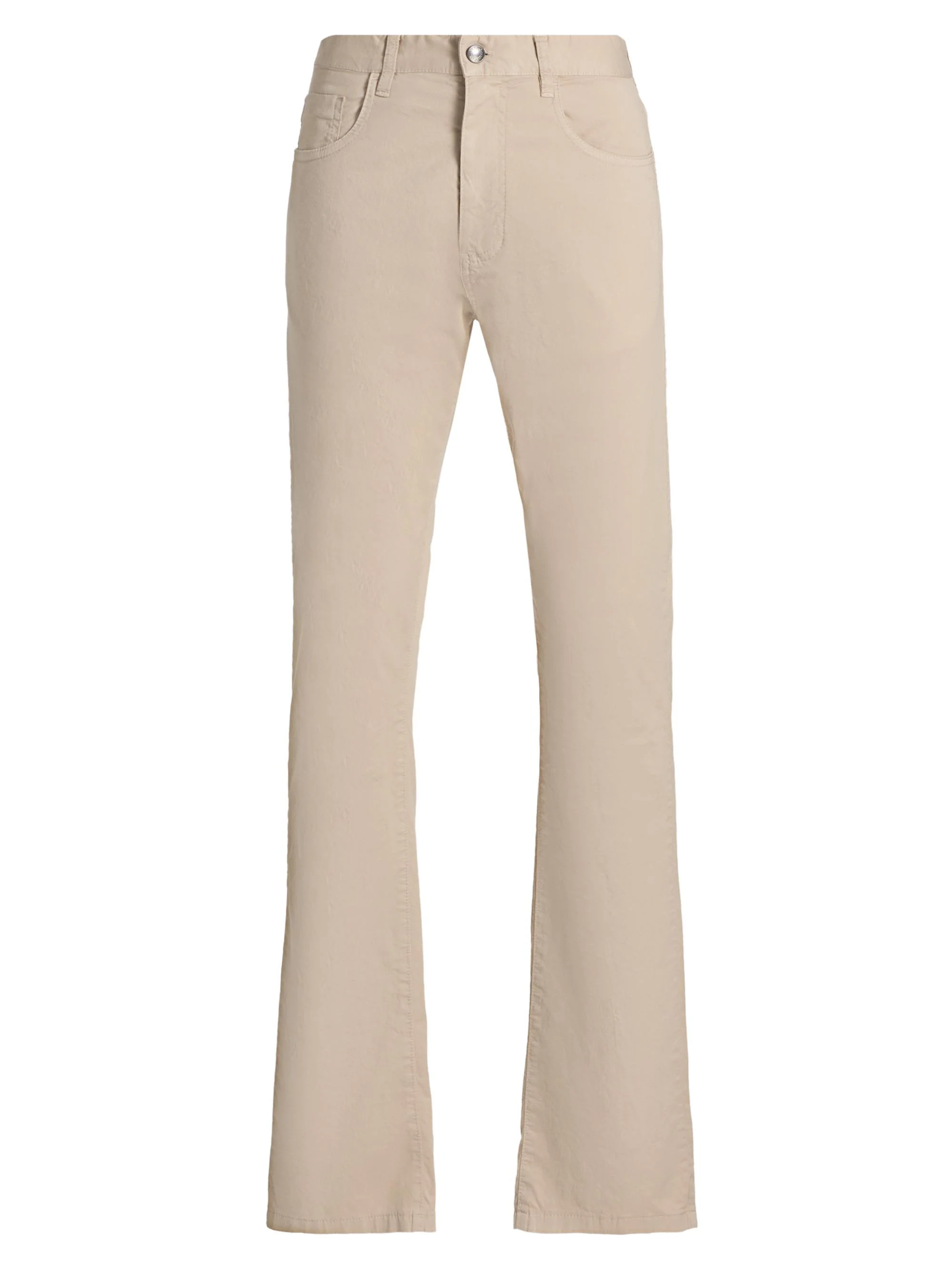 Men's Stretch-Cotton 5-Pocket Pants - Tan - 1