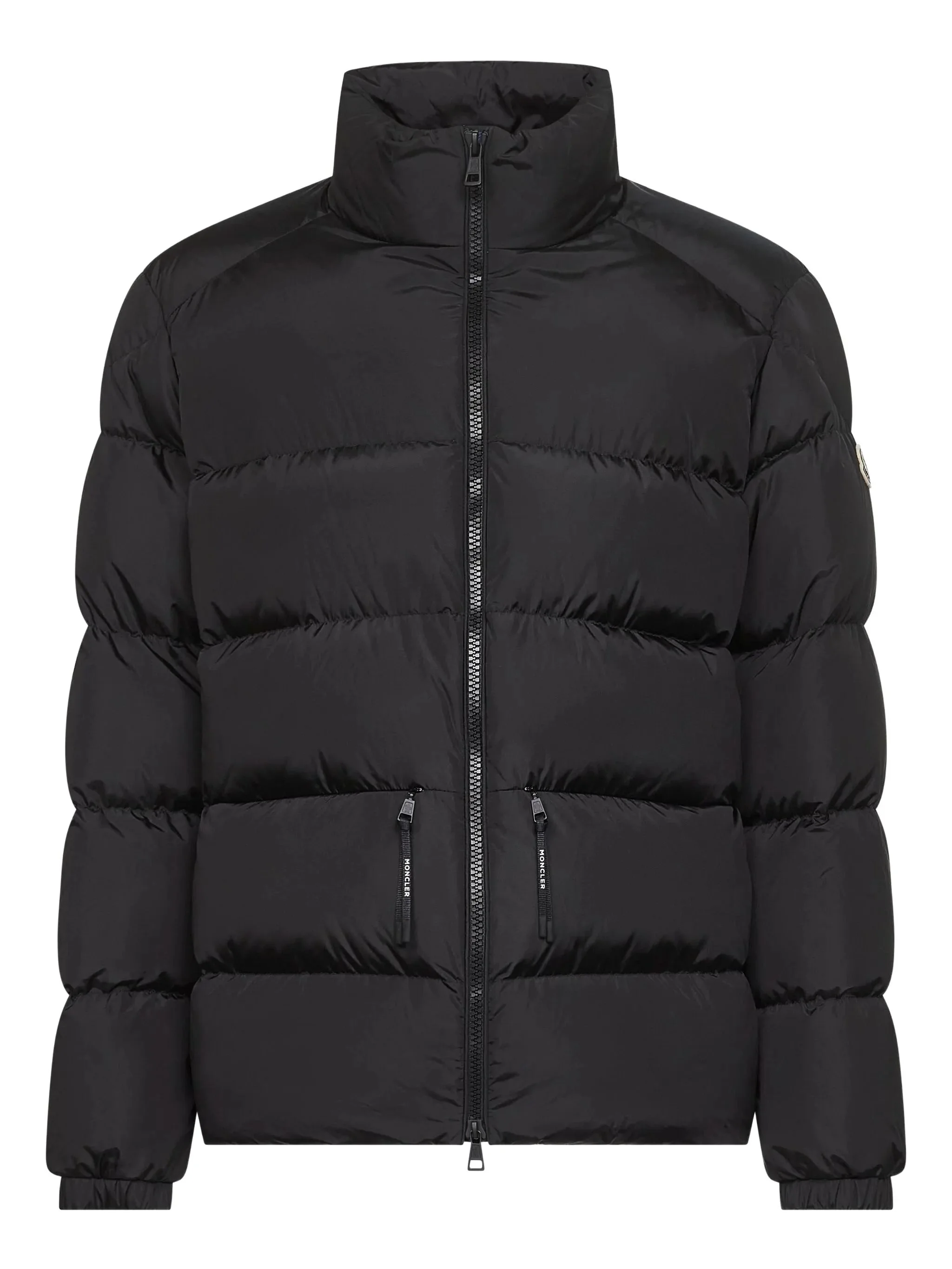 quilted high-neck jacket - 1