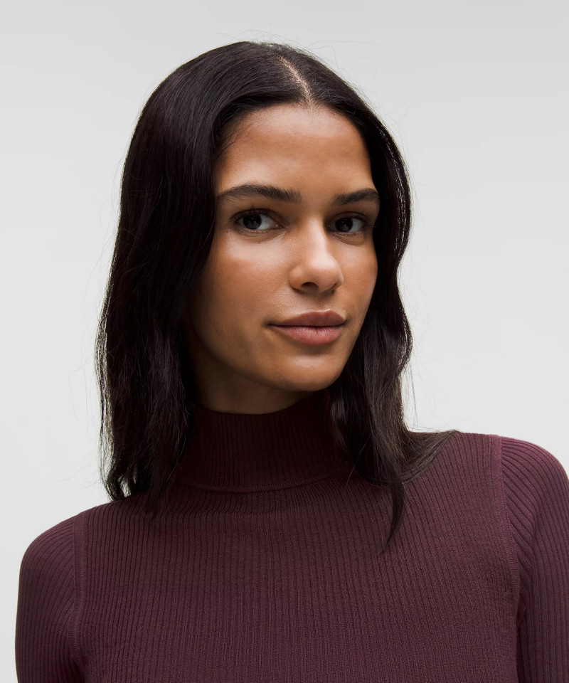 Ribbed Merino-Blend Turtleneck Sweater 4