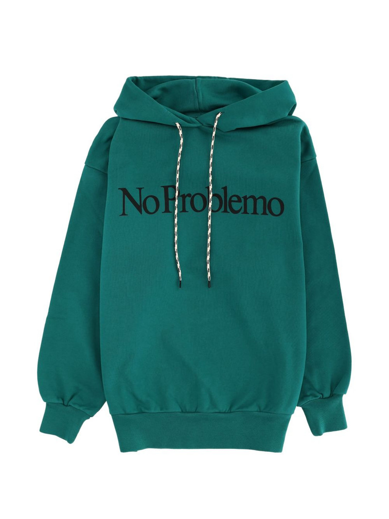 logo-print hoodie 1