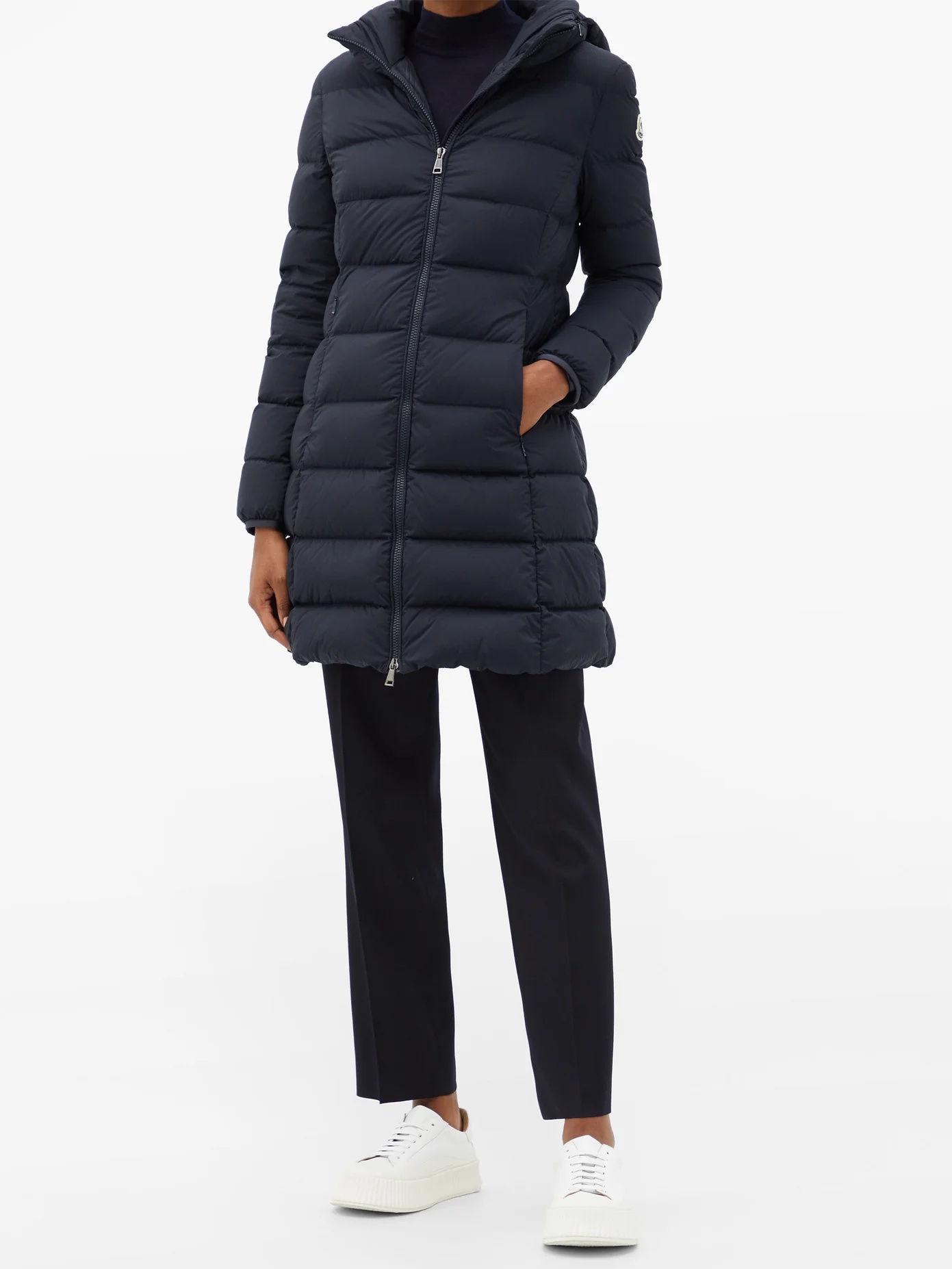 Gie hooded quilted down coat - 2