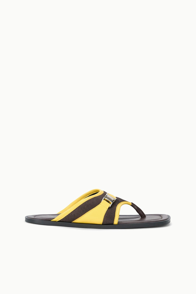 STAUD KACEY THONG ESPRESSO LEMON 1