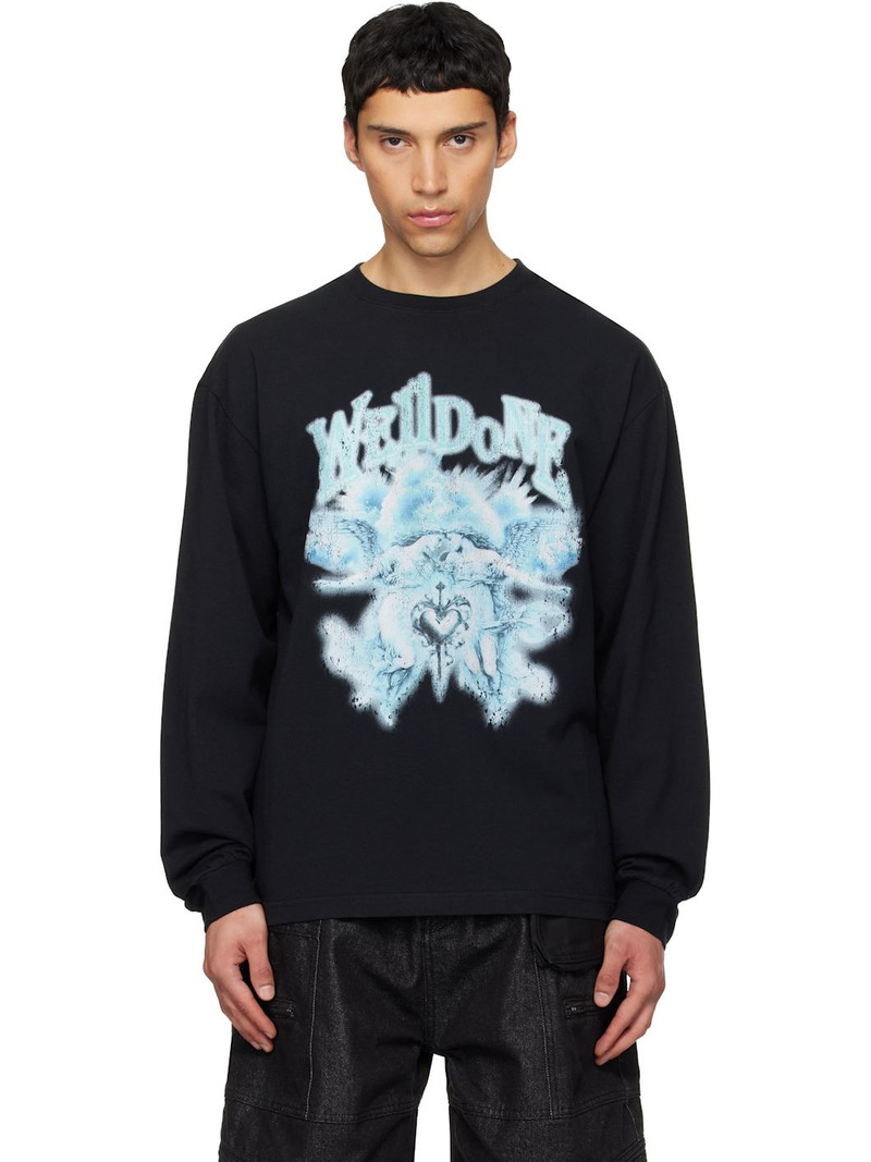 Black Angel Rock Long-Sleeved T-shirt 1