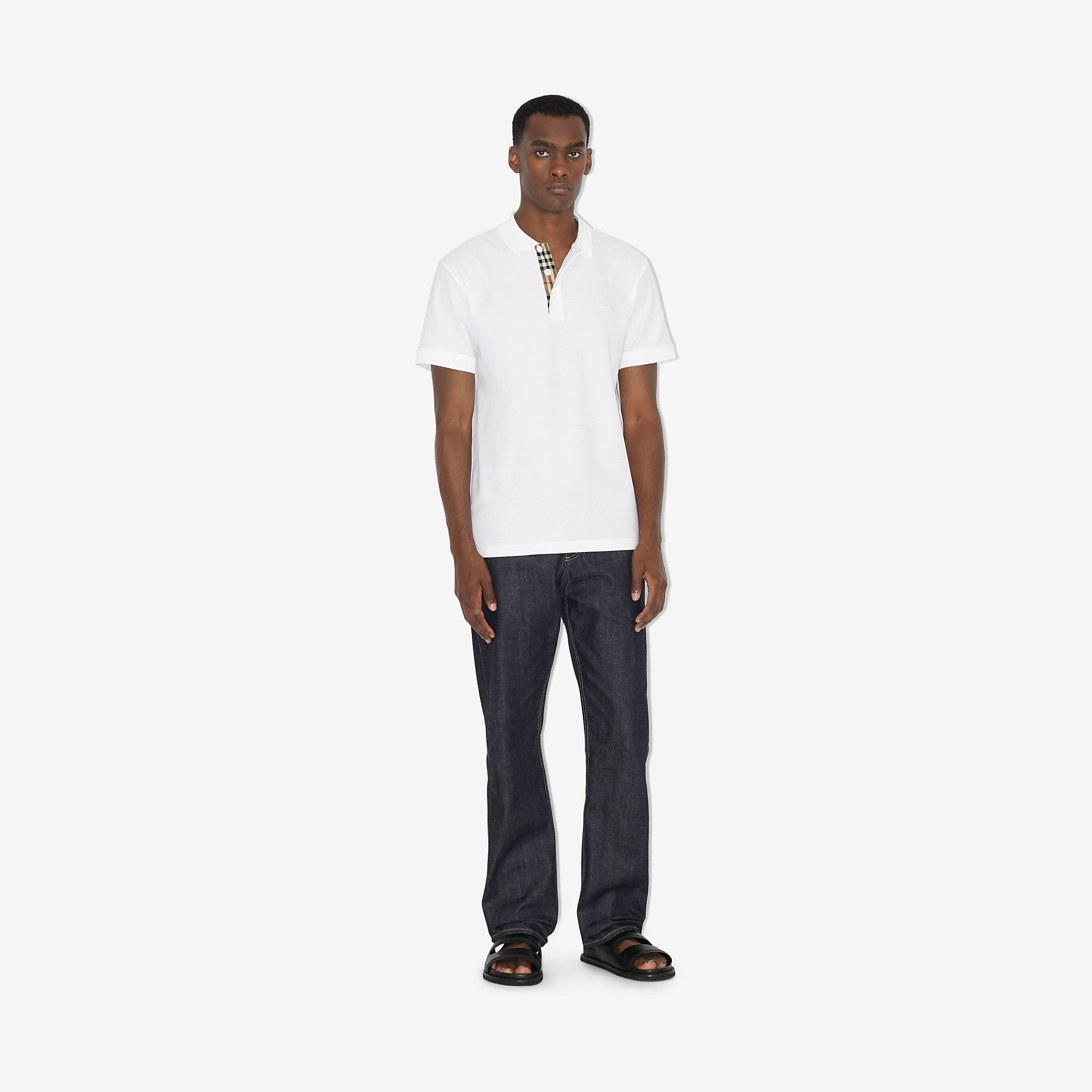 Monogram Motif Cotton Piqué Polo Shirt - 2