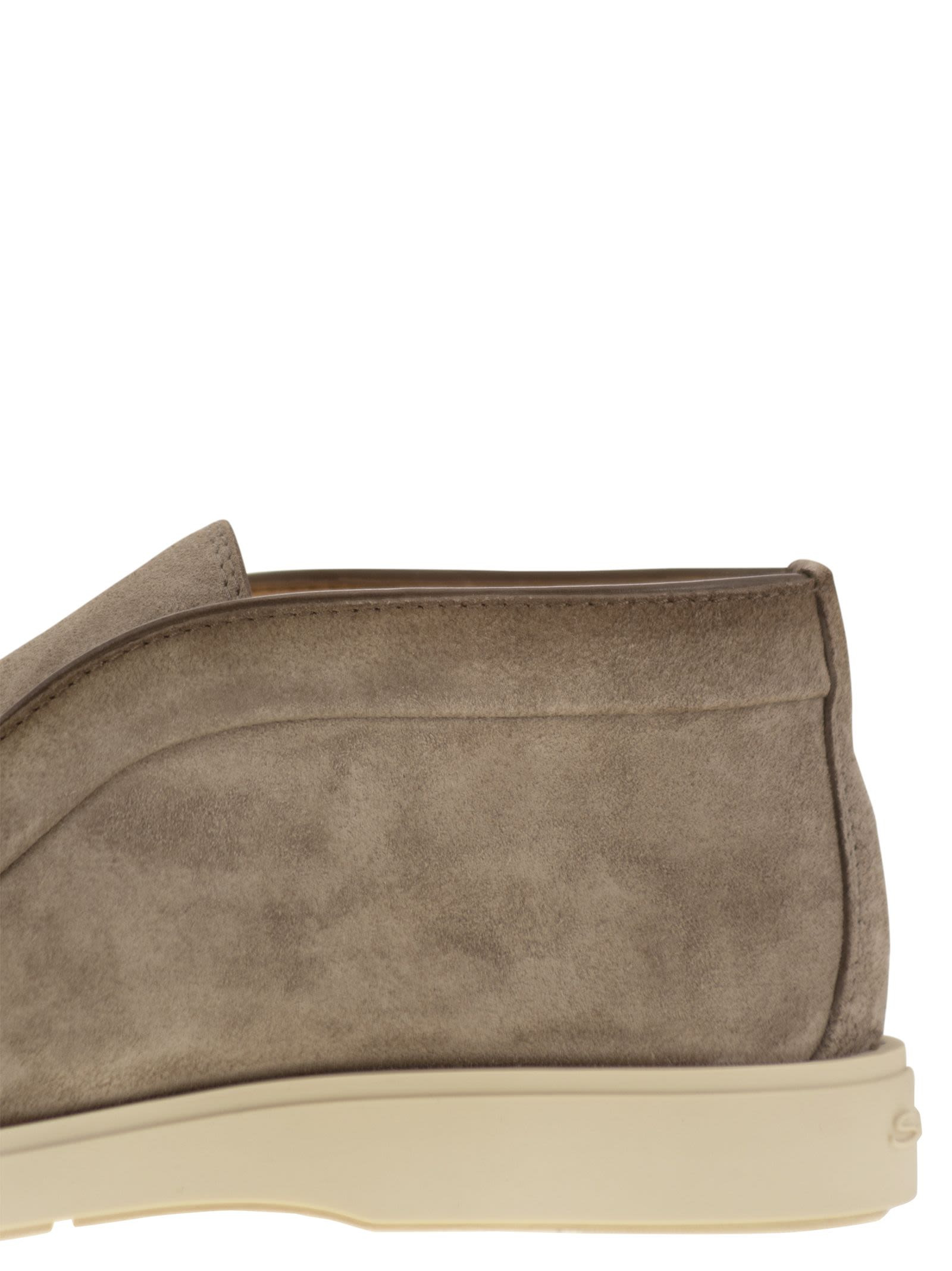 Santoni Men Suede Desert Boot - 7