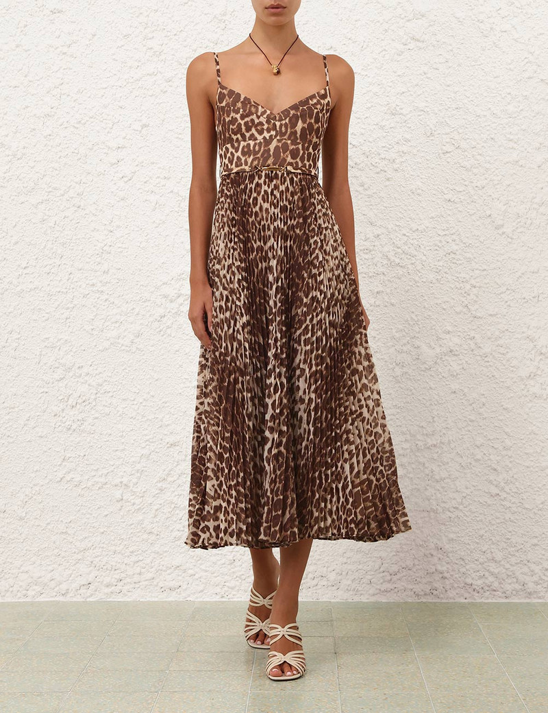 Zimmermann SUNRAY PLEATED PICNIC DRESS outlook