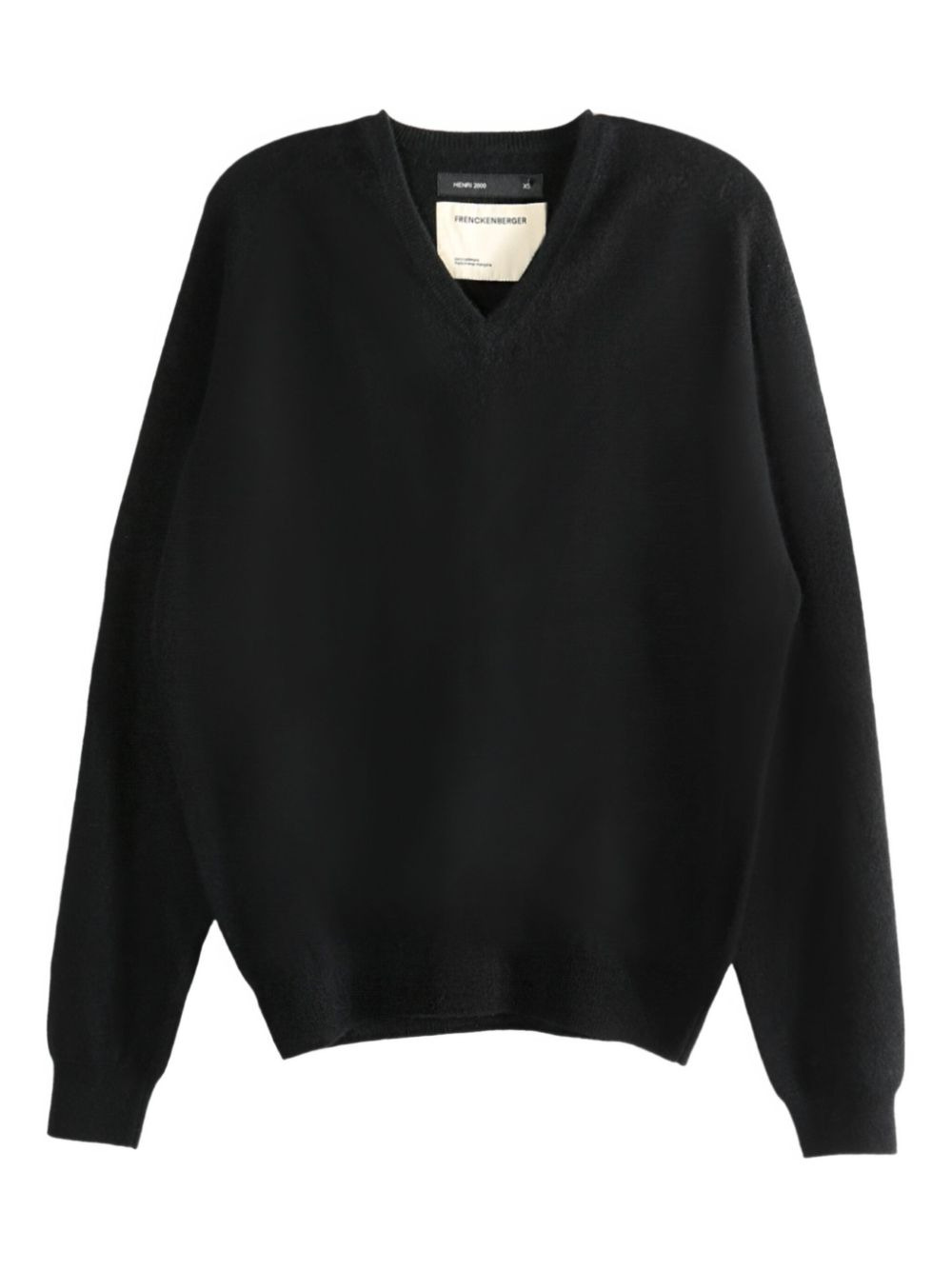 V-neck cashmere sweater - 1