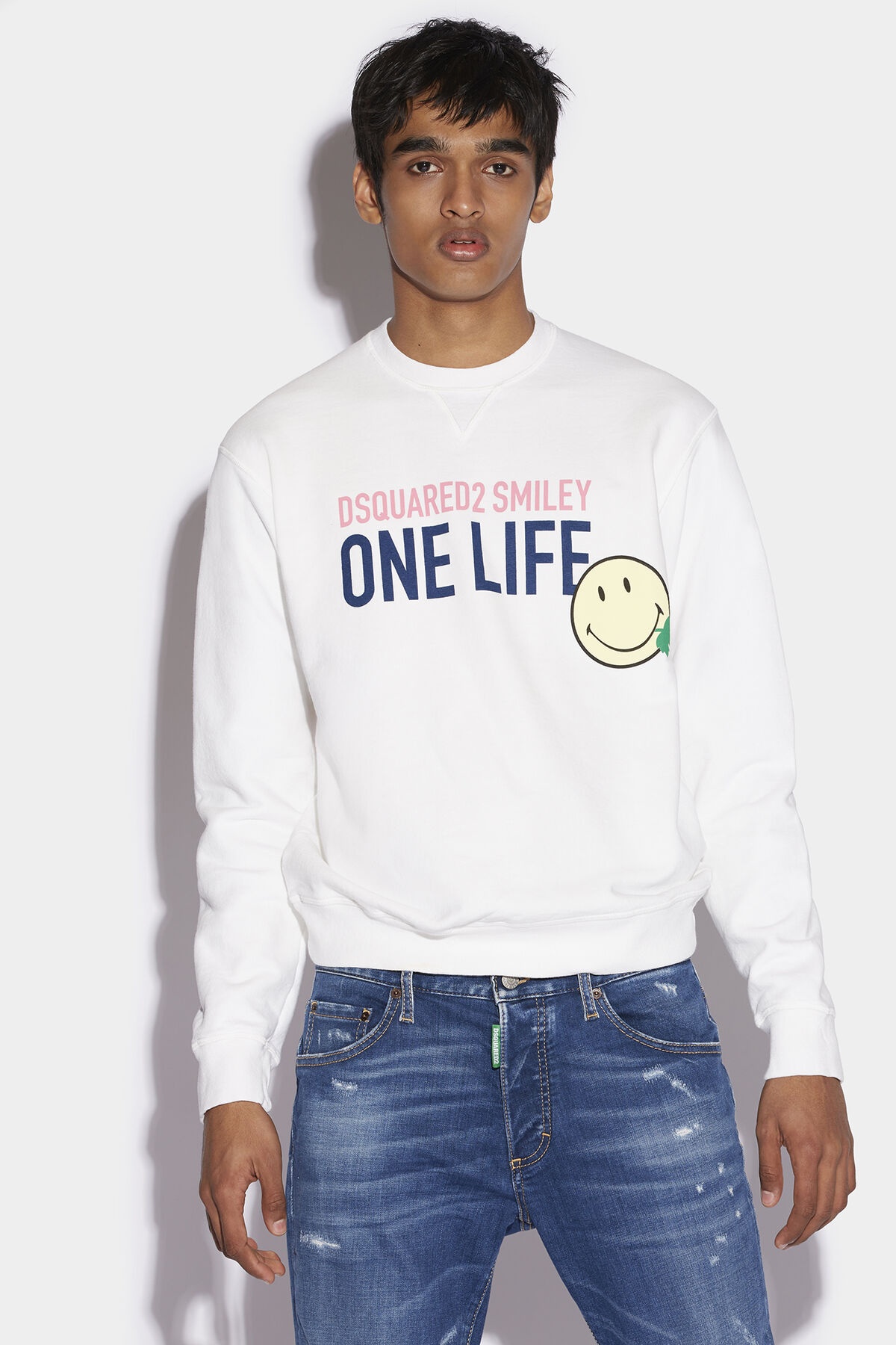 SMILEY ORGANIC COTTON COOL FIT SWEATSHIRT - 1