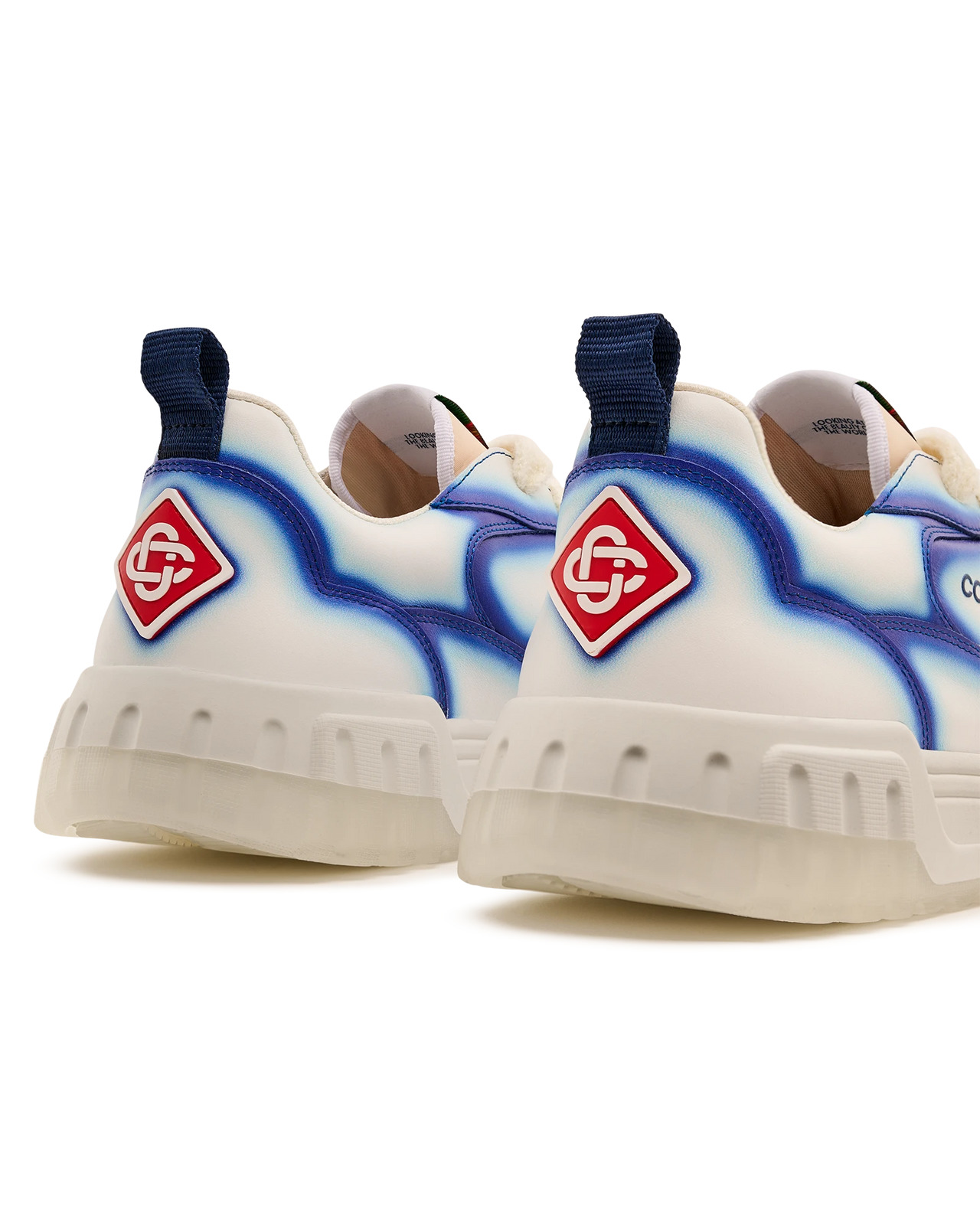 Men's Court Blue Fade Sneaker | Casablanca Paris - 11