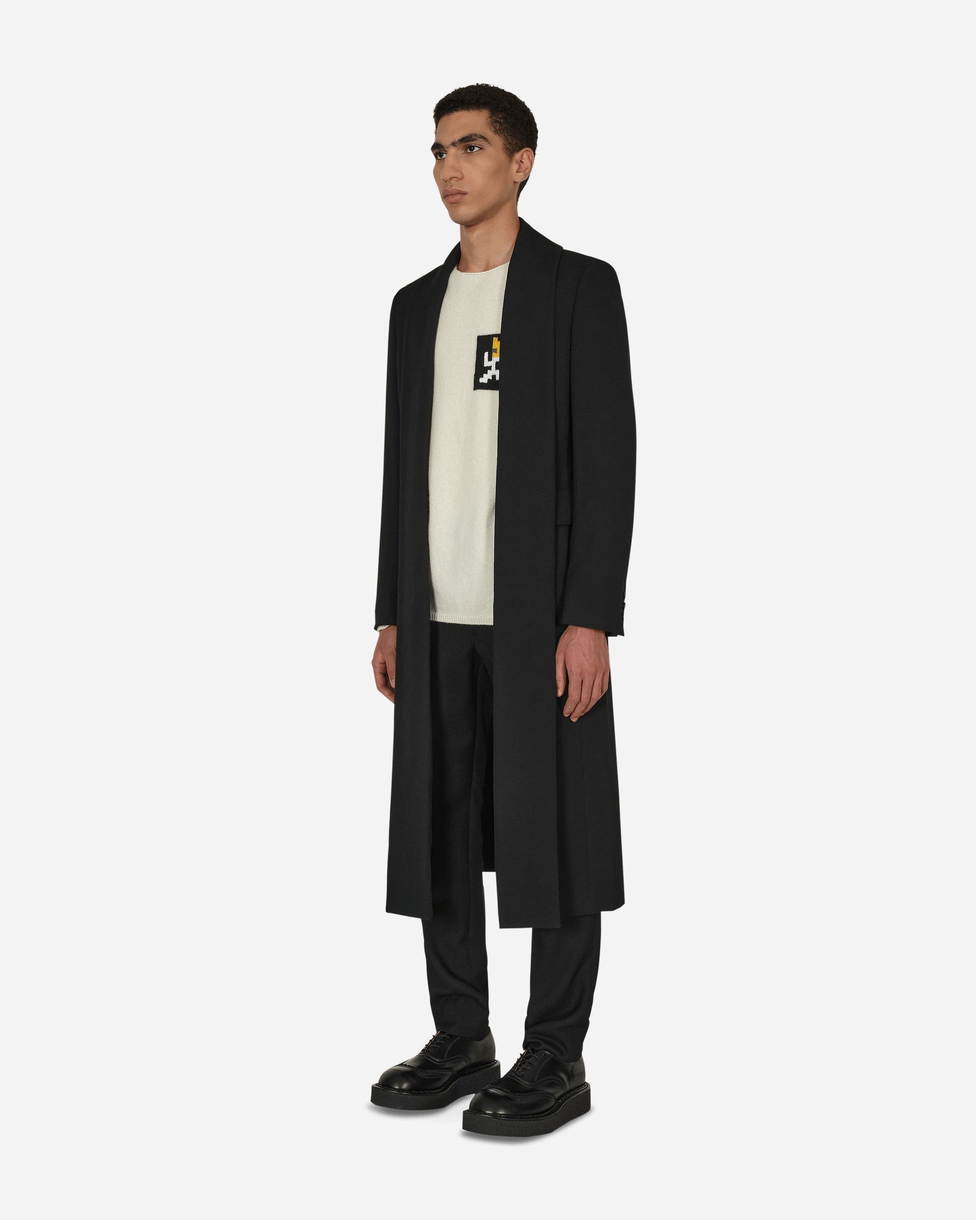 Wool Coat Black - 2