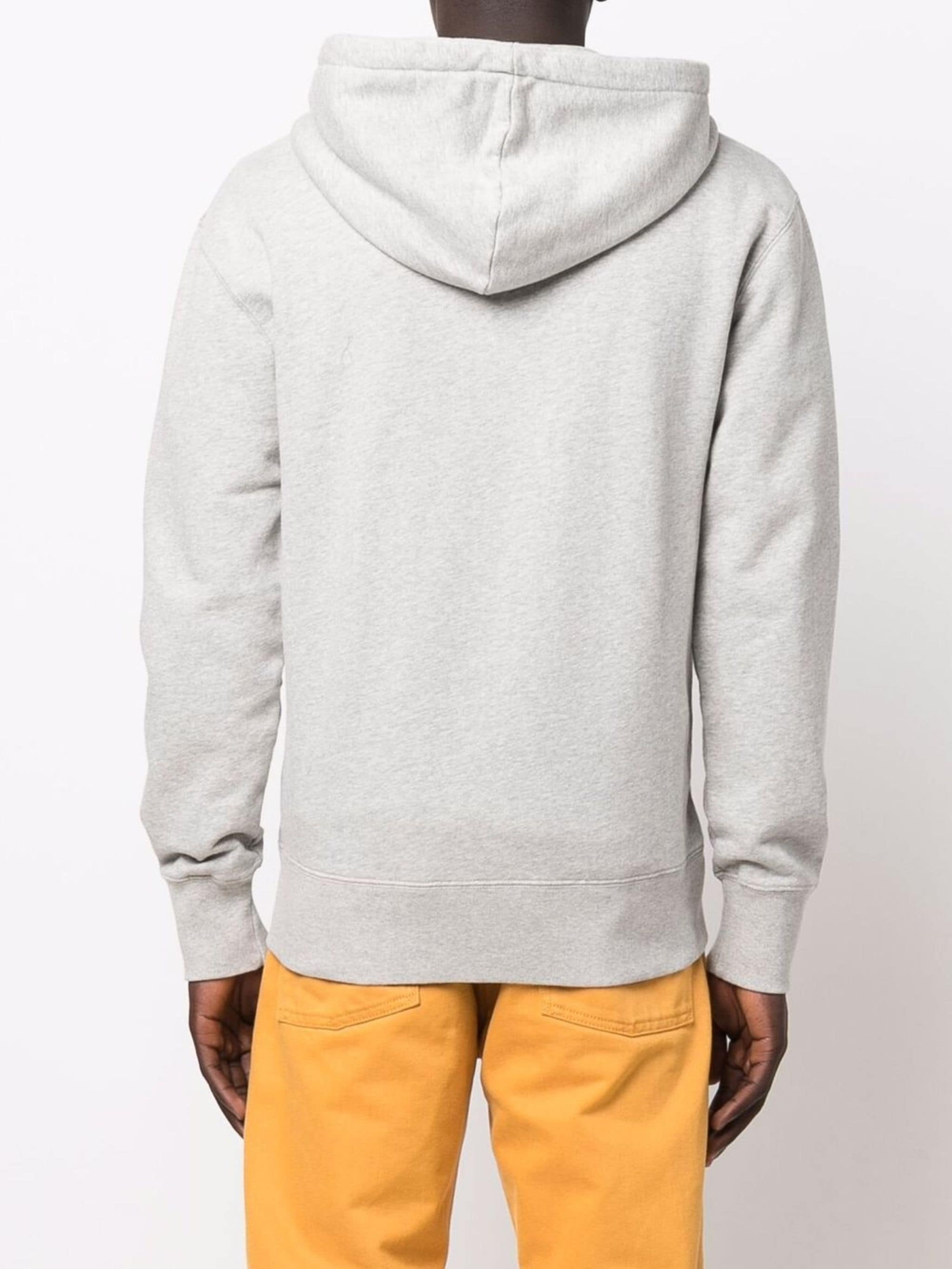 MAISON KITSUNE Men Chillax Fox Patch Zipped Hoodie - 3