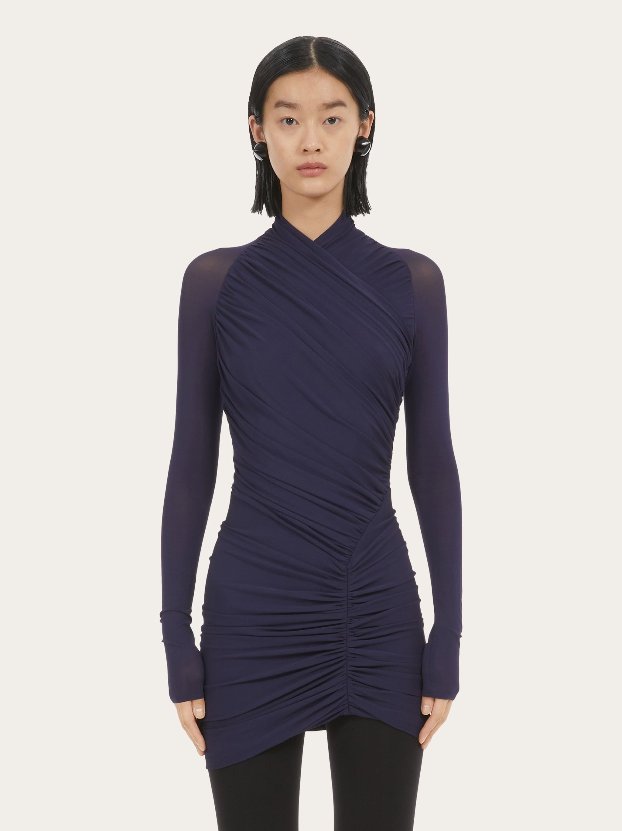Mini drape dress - 2