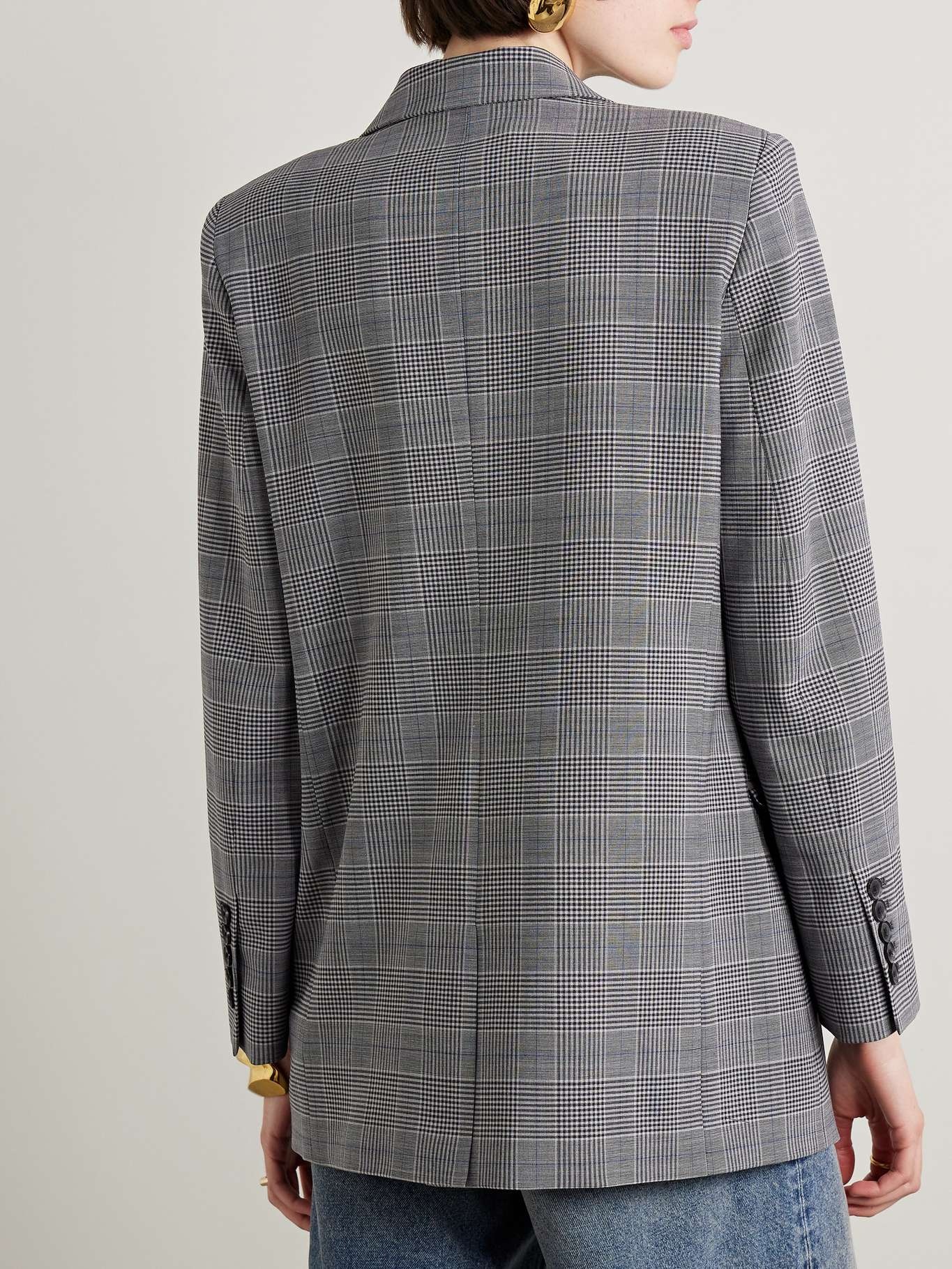 Diane Prince of Wales checked wool-blend blazer - 4