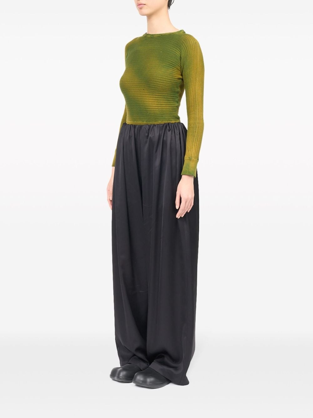pleated high-waist trousers - 6