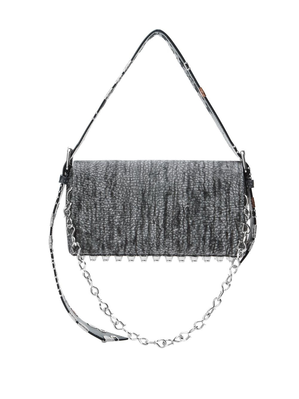studded chain shoulder bag - 3