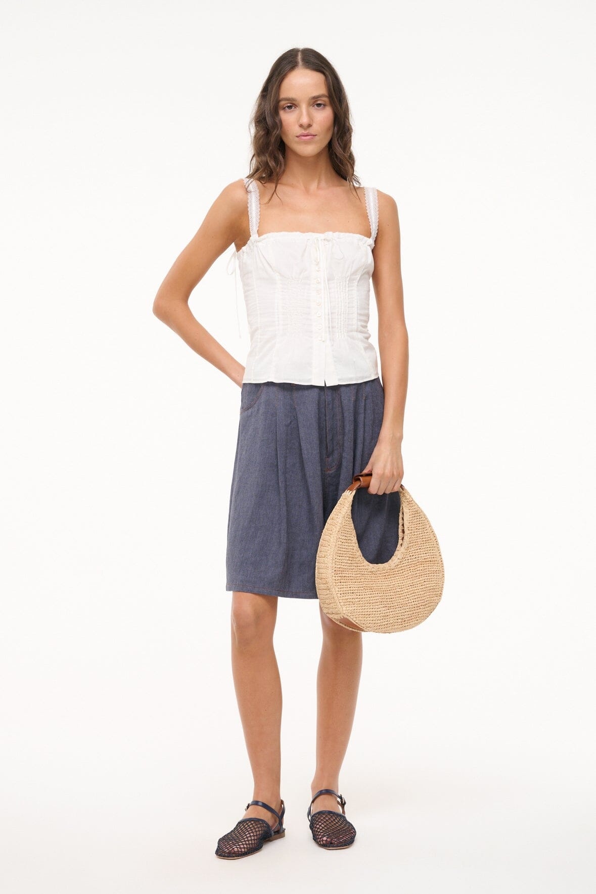 STAUD MATILDE TOP WHITE 1 - 6