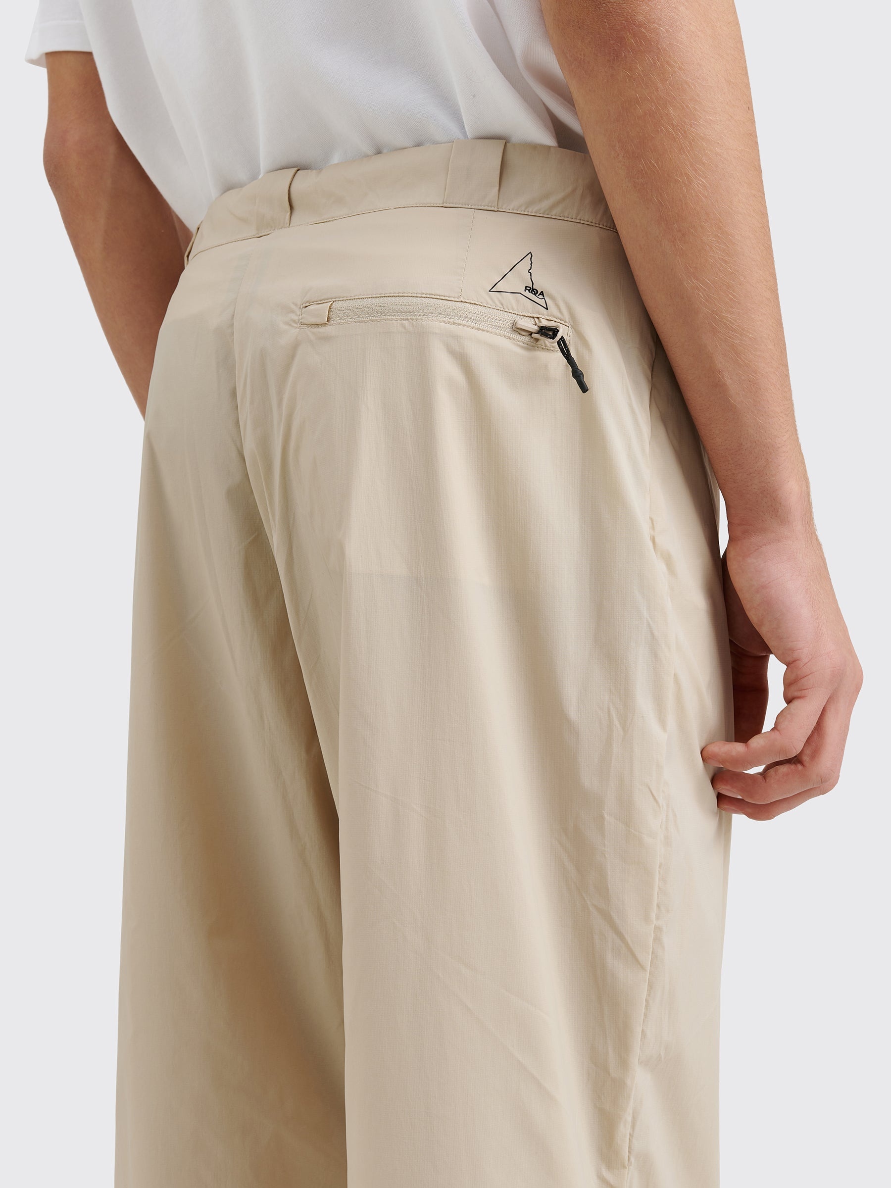 ROA PACKABLE OVERTROUSERS WHITE / REFLECTIVE - 5
