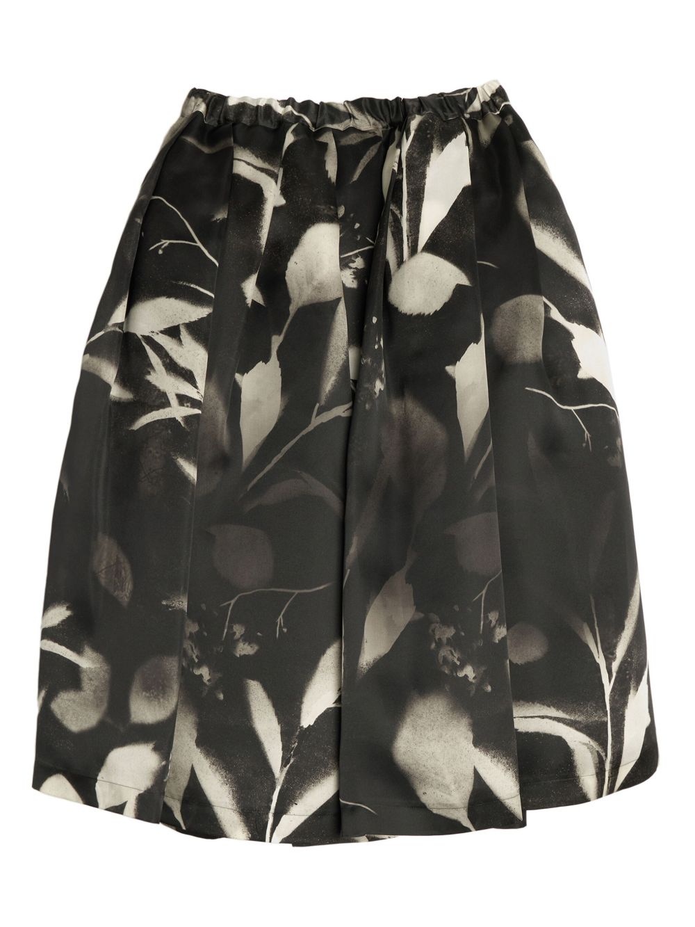 printed silk midi skirt - 2