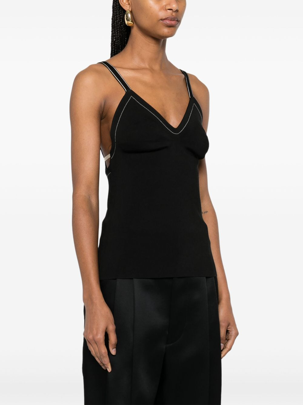 Carven Women Top With Contrasting Stitching - 2
