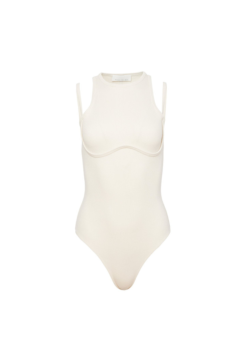 Strappy Ribbed Bodysuit 1