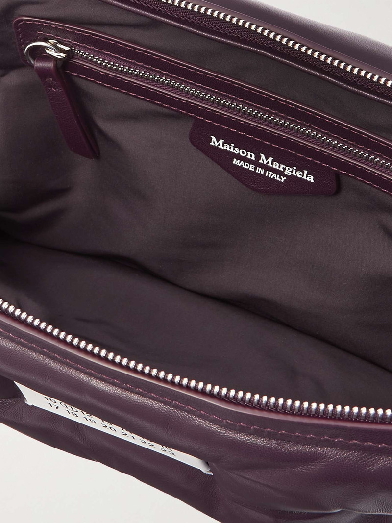 Logo-Appliquéd Quilted Leather Messenger Bag 3