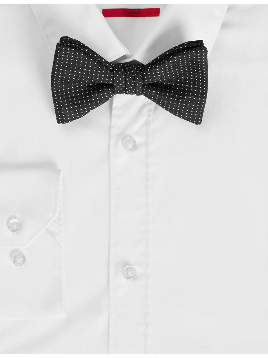 Micro-Dot Silk Bow Tie - 3
