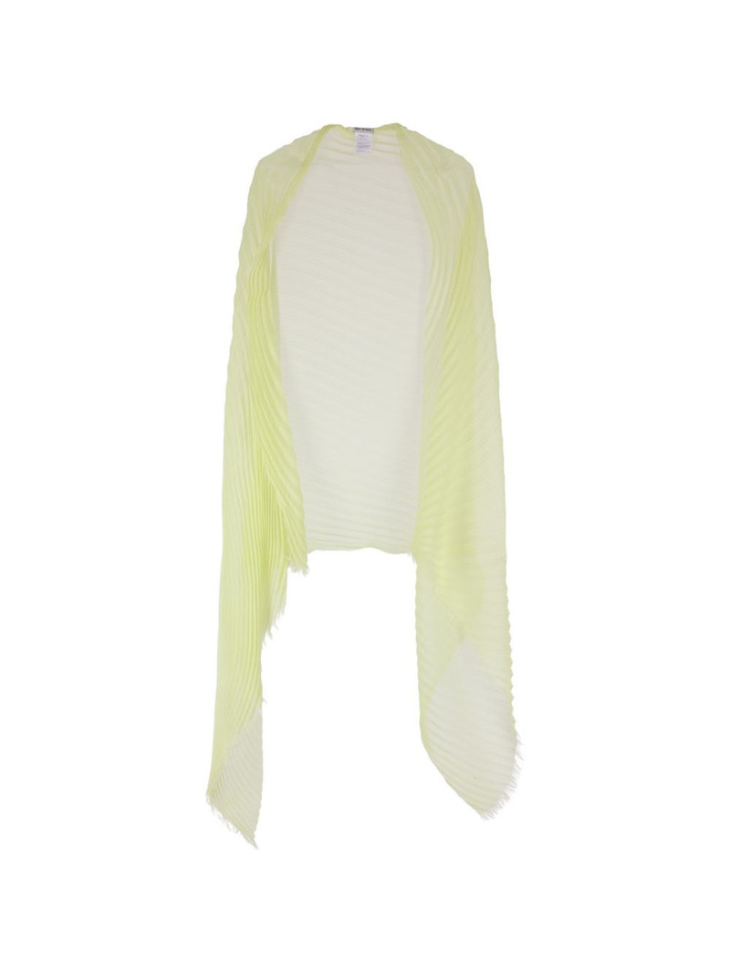 Feather Ramie Pleats Stole scarf 1