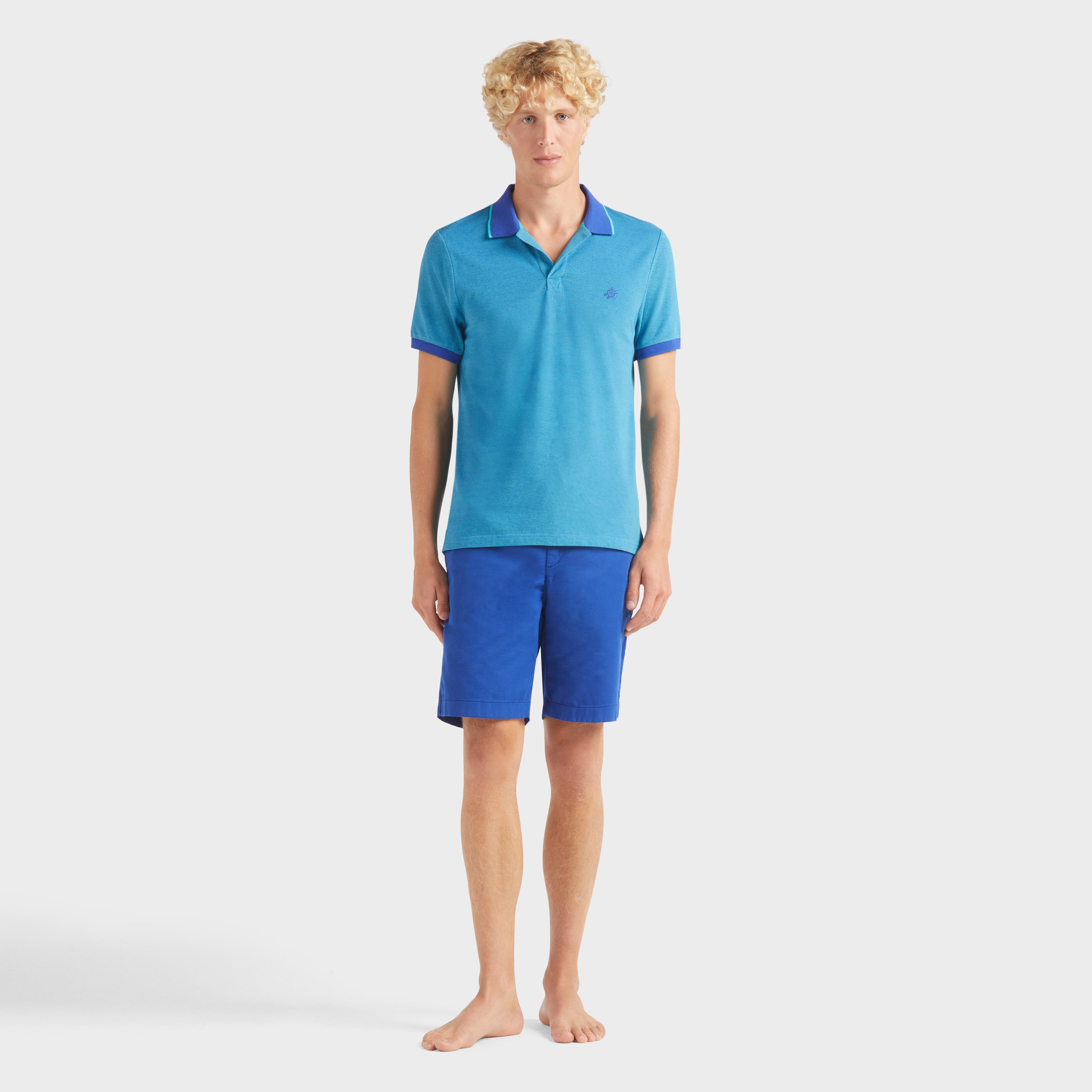 Men Cotton Polo Solid - 3