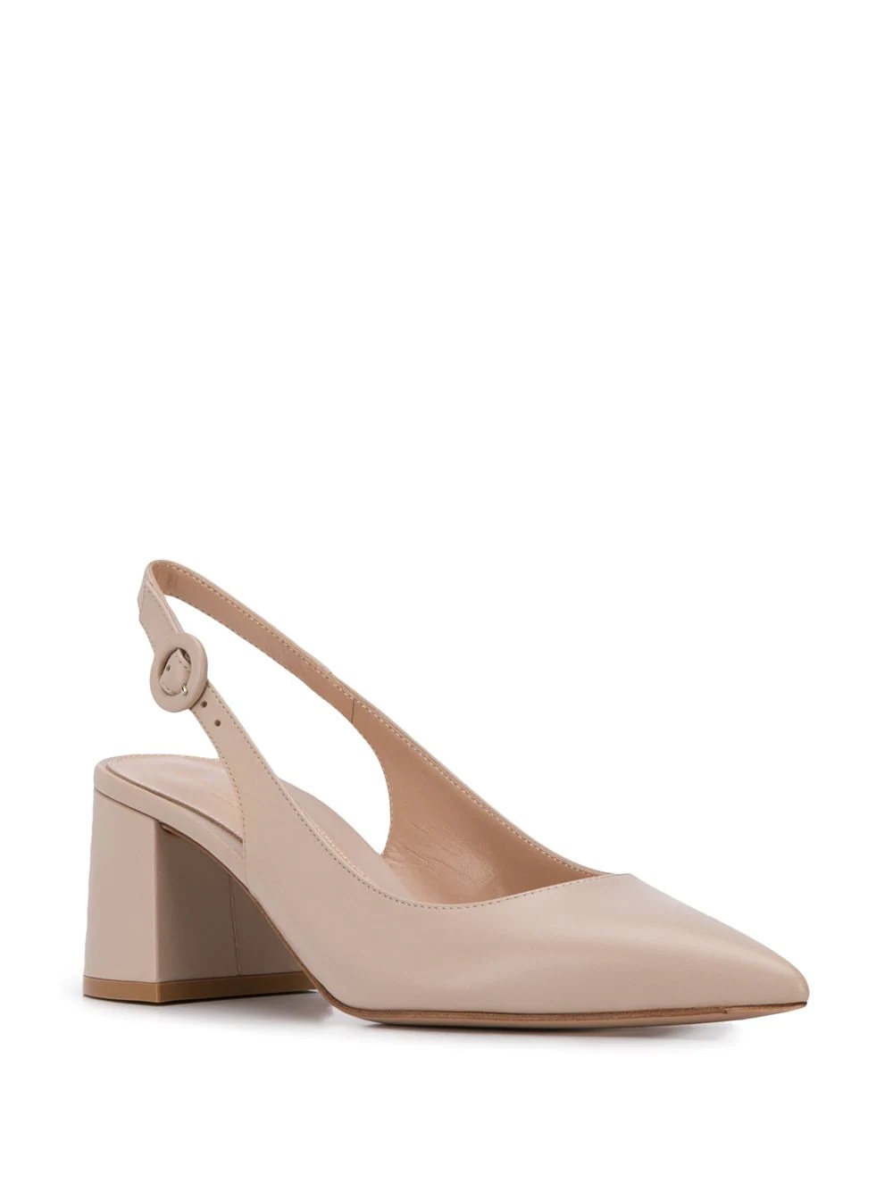 slingback block heel pumps - 2