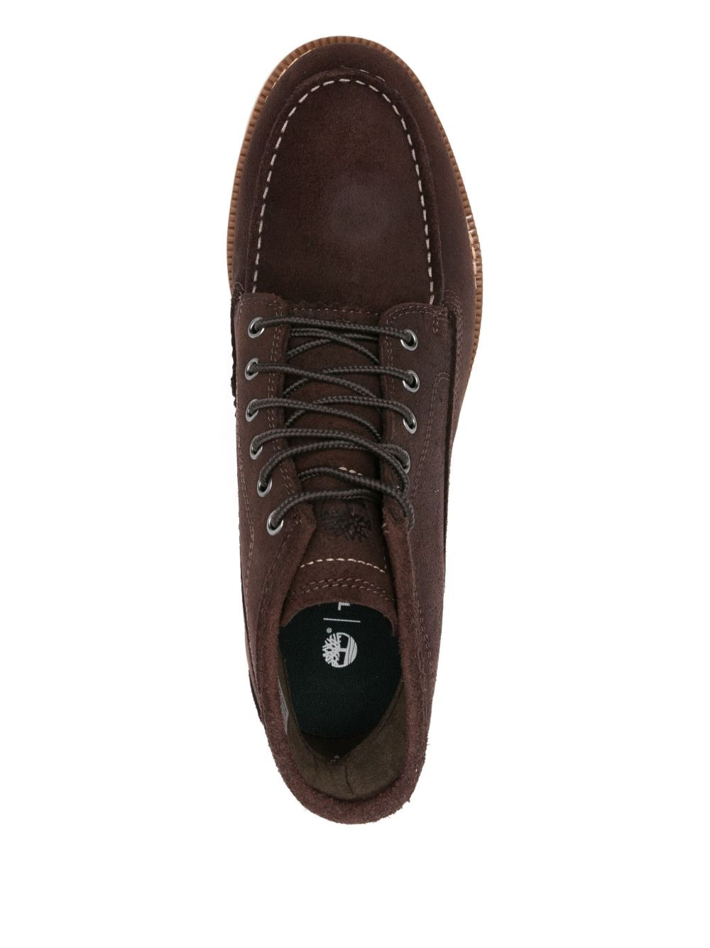Chukka lace-up suede boots - 4