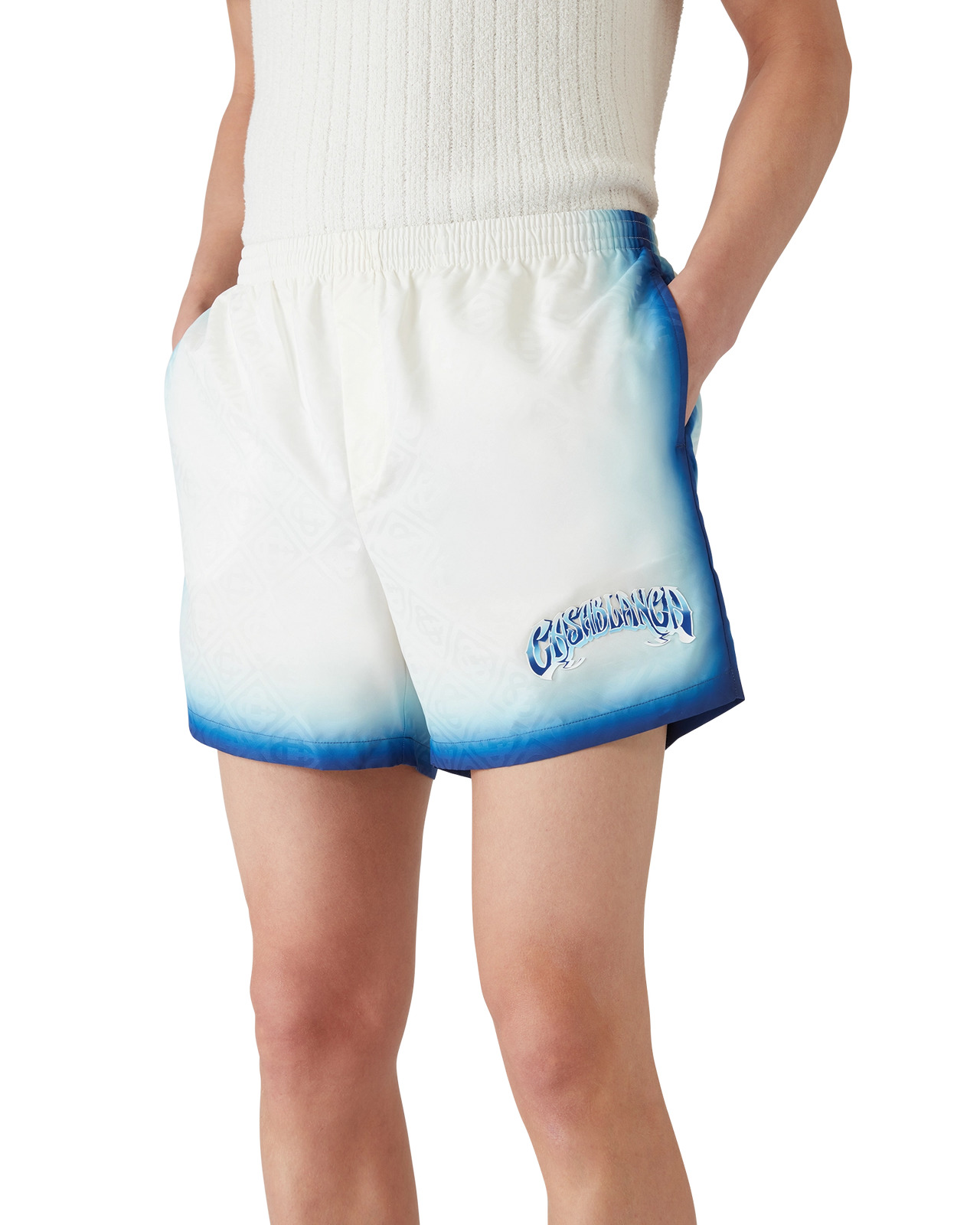 Blue Fade Swim Shorts | Casablanca Paris - 3