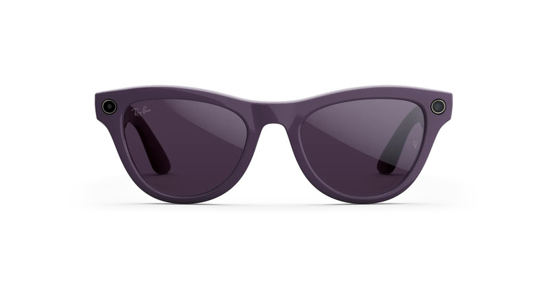 Ray-Ban Meta Skyler (Gen 2) Shiny Mystic Violet Transitions® Amethyst Lenses 1
