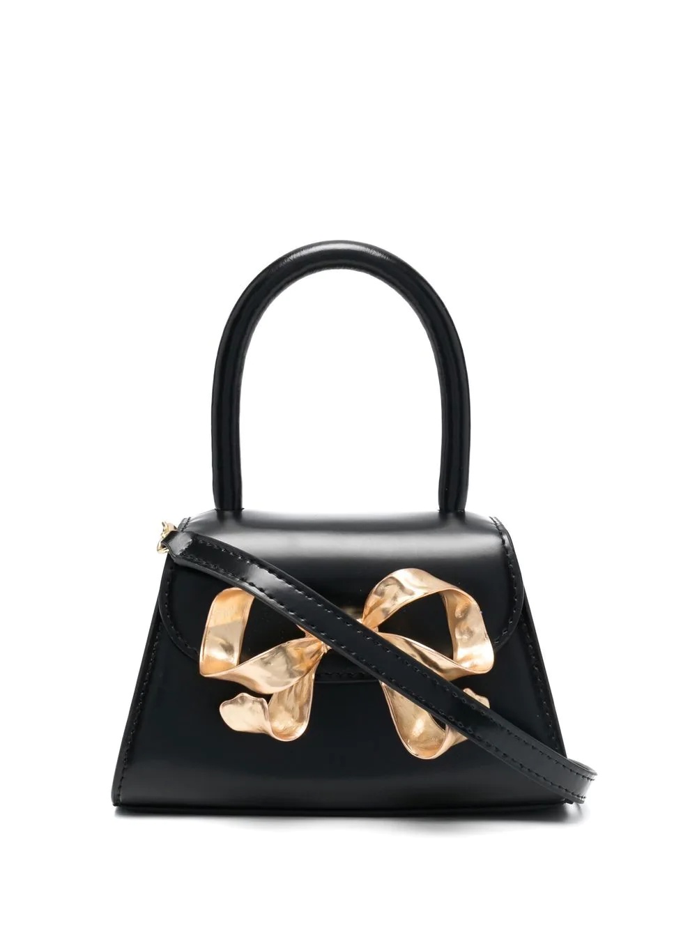 bow-detail mini bag - 1