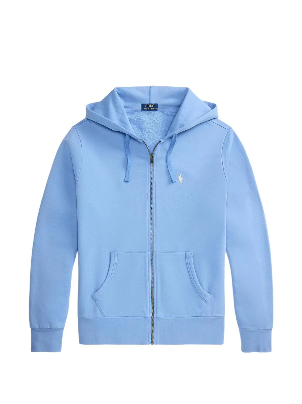 zip-up drawstring hoodie - 1