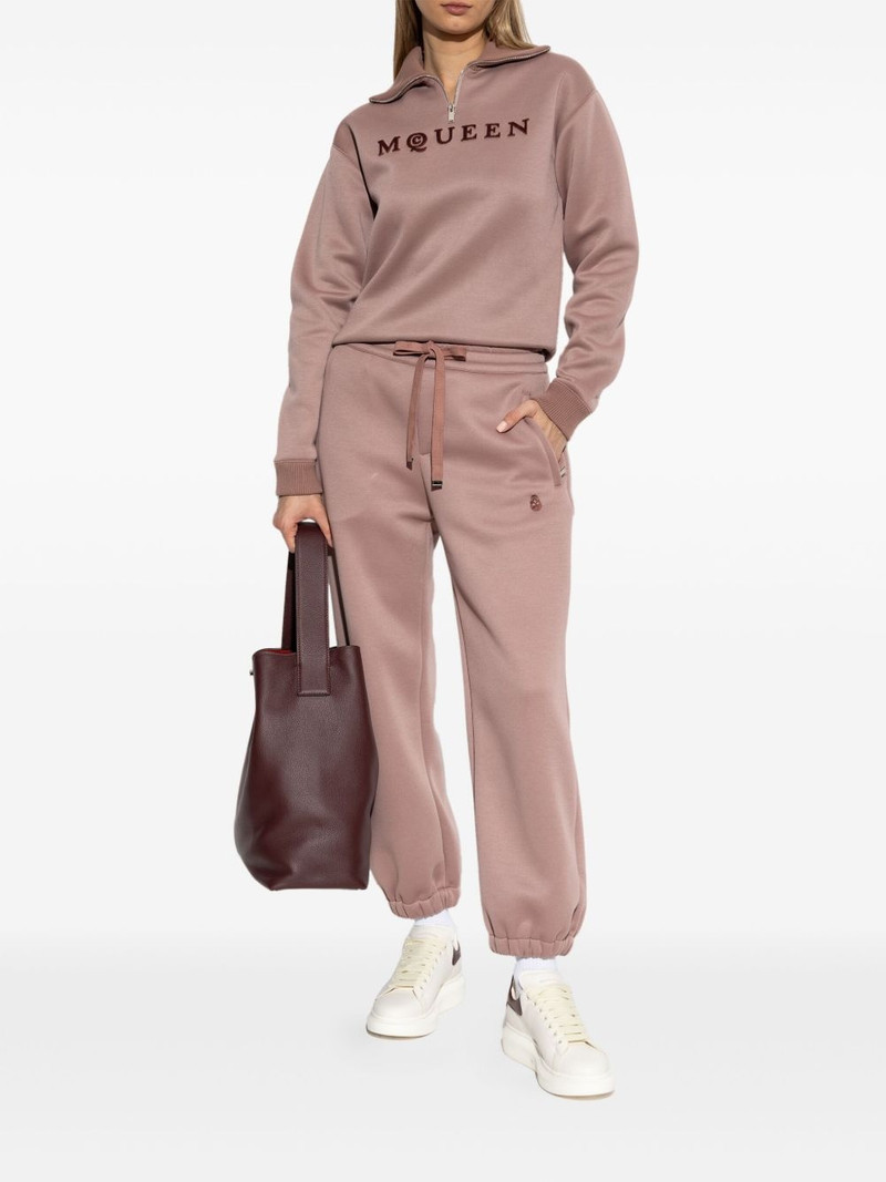 Alexander McQueen logo-embroidered sweatshirt outlook