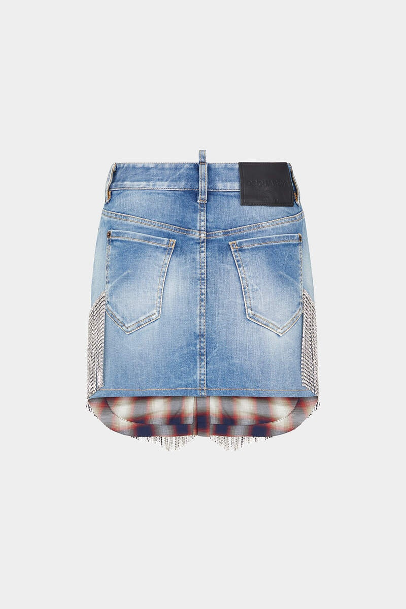 DSQUARED2 MEDIUM PROPER WASH DENIM SKIRT outlook