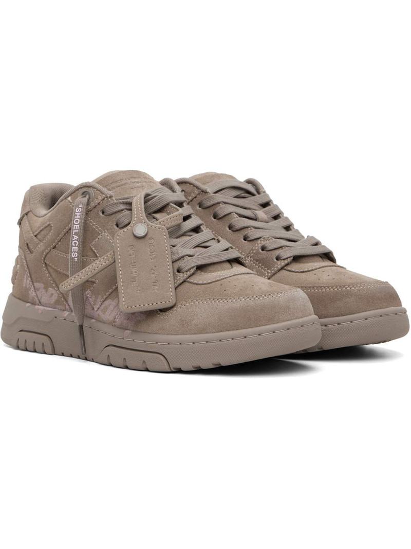 Taupe Out Of Office "For Walking" Suede Sneakers 4