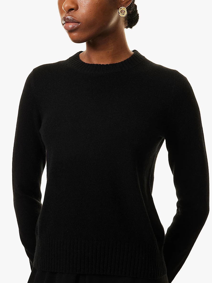 Classic round-neck cashmere jumper - 5