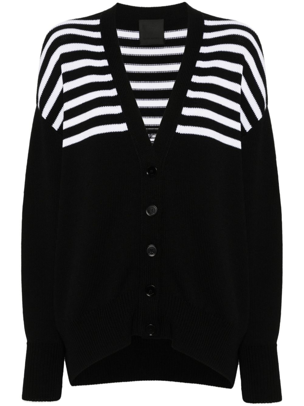 4G striped cardigan - 1