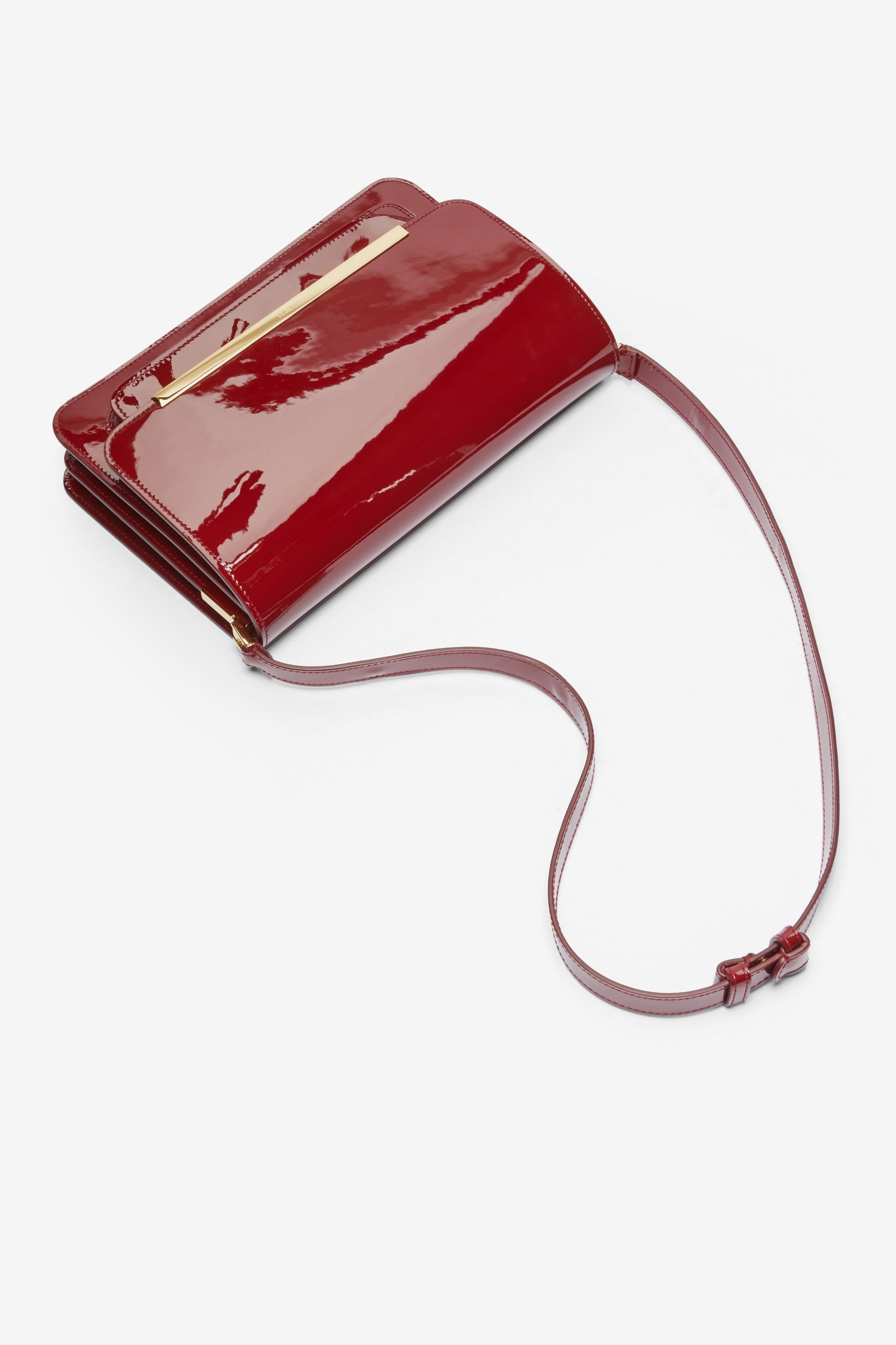 EDITH PATENT-LEATHER SHOULDER BAG - 4