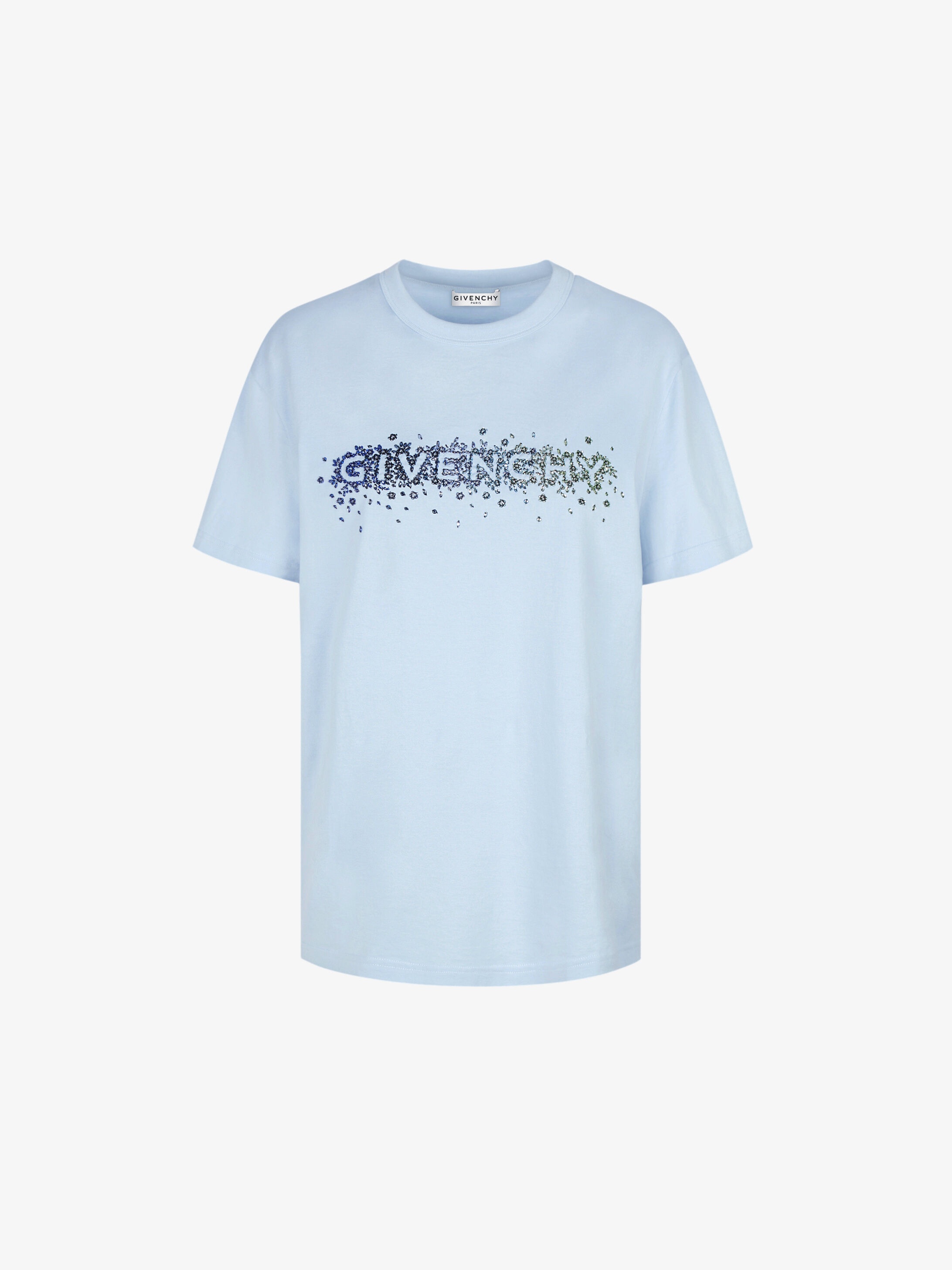 GIVENCHY crystals embroidered t-shirt - 1